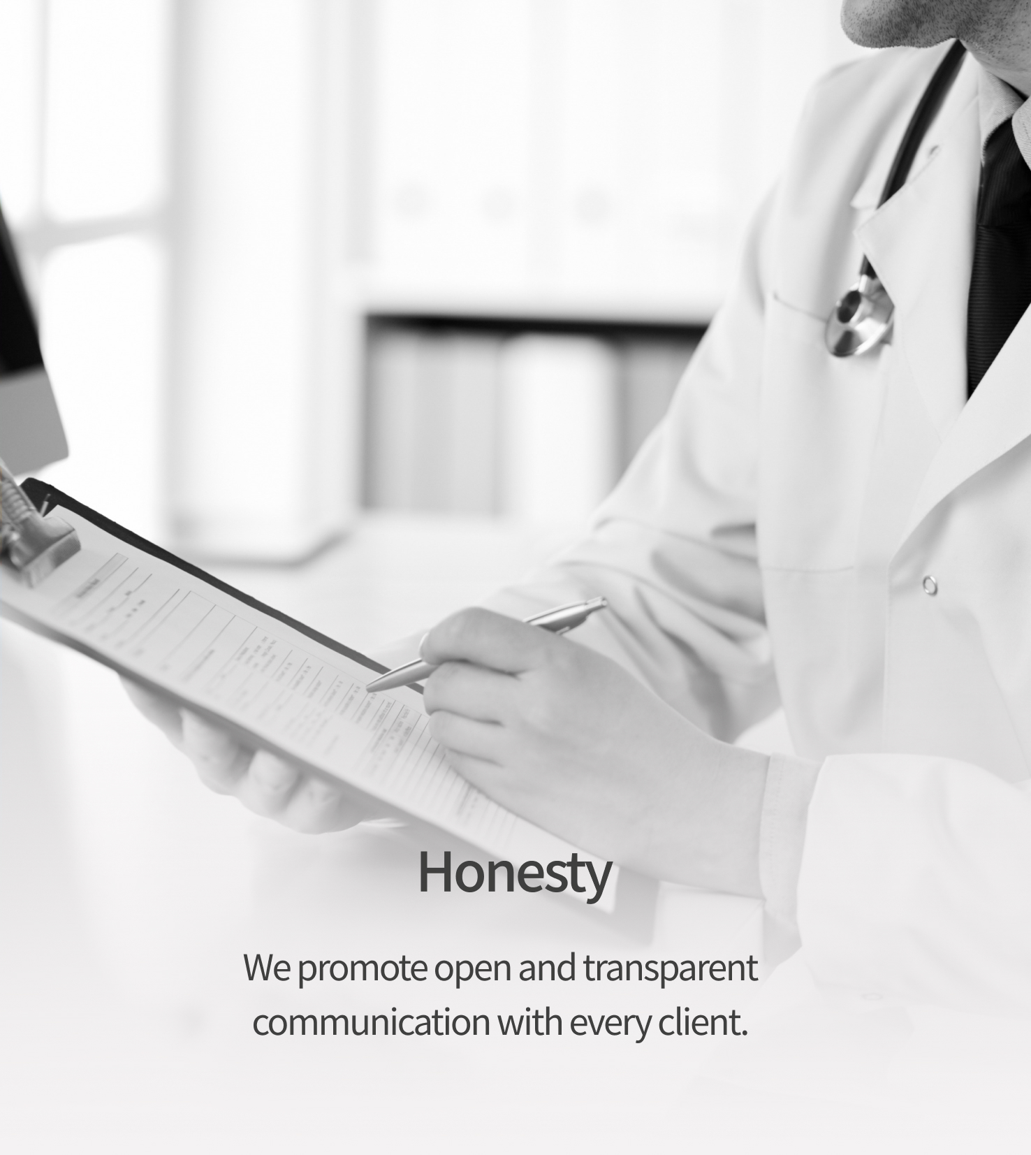 丽安杰核心价值 Honest 图片 悬停效果